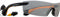 BR Skytebrille m/øreplugg - Sound Shield orange